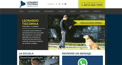 Desktop Screenshot of entrenamientodeperros.com